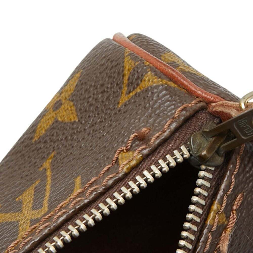 Louis Vuitton Monogram Papillon Handbag with Pouch, Brown Leather, Women's LO... - Picture 6 of 8
